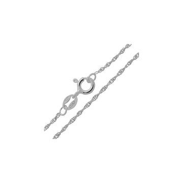 1.4MM Loose Rope Chain .925 Solid Sterling Silver Available In 16"-24"